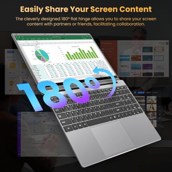 81nLvYjyLVL._AC_SL1500_.jpg jumper Laptop, 12GB RAM 640GB ROM, Office 365-1 Year 5305U P...