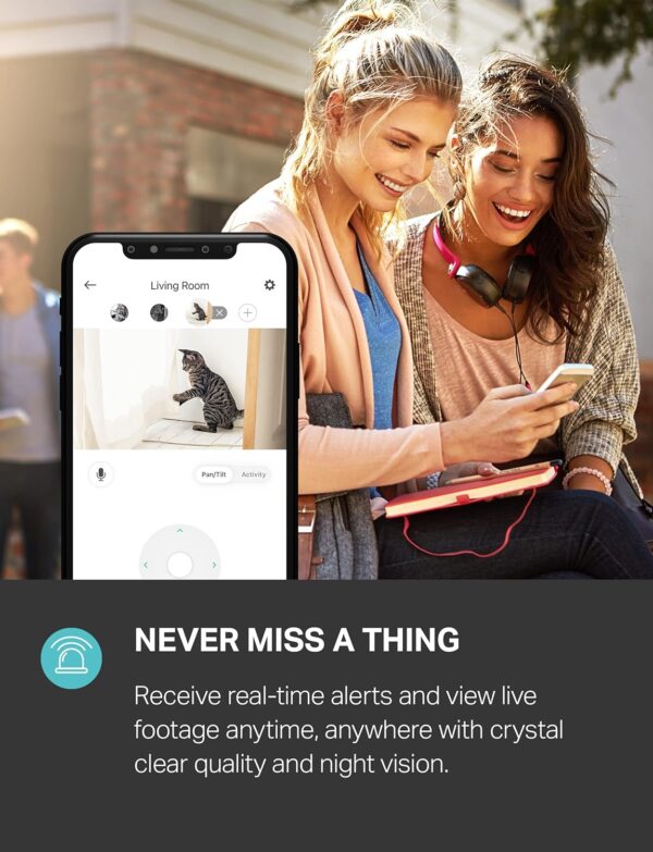 81qP3gxHnsL._AC_SL1500_.jpg Kasa Smart Indoor Pan-Tilt Home Security Camera, 1080p HD Do...