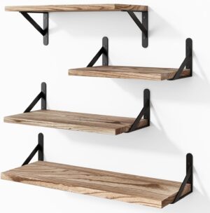 YGEOMER Floating Shelves for Wall Different Sizes Farmhouse ... YGEOMER Floating Shelves for Wall Different Sizes Farmhouse ...