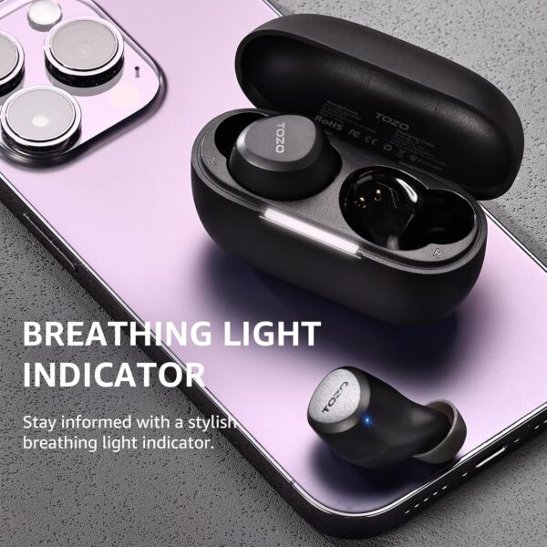 81sv76qEunL._AC_SL1500_.jpg TOZO A1 Wireless Earbuds Bluetooth 5.3 Light Weight in Ear I...