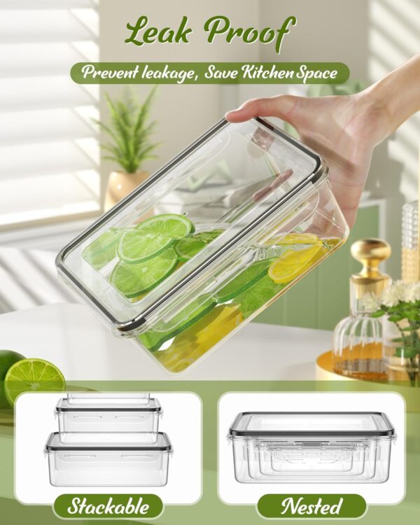 81t6dmPOW-L._AC_SL1500_.jpg 40 Piece Food Storage Containers with Lids(20 Containers & 2...