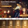 Electric Candle Lamp Warmer with Timer Dimmer Adjustable Hei...