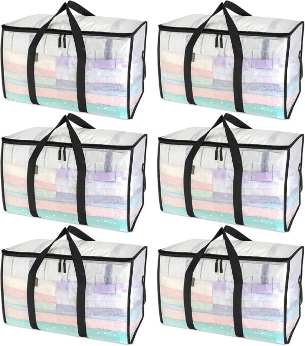 BALEINE 6-Pack Oversized Moving Bags with Reinforced Handles... BALEINE 6-Pack Oversized Moving Bags with Reinforced Handles...