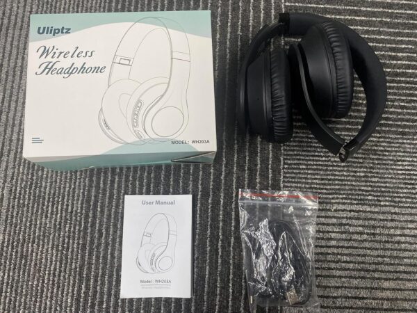 9121pYng0LL._AC_SL1500_.jpg Uliptz Wireless Bluetooth Headphones, 65H Playtime, 6EQ Soun...