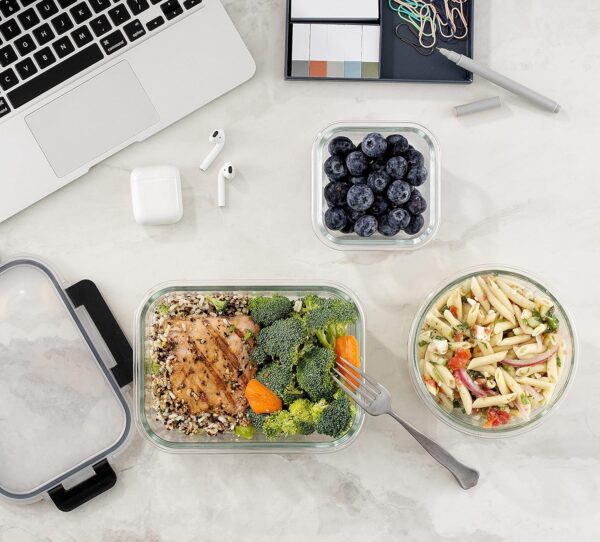 913elVWMJsL._AC_SL1500_.jpg JoyJolt JoyFul 24pc(12 Airtight, Freezer Safe Food Storage C...