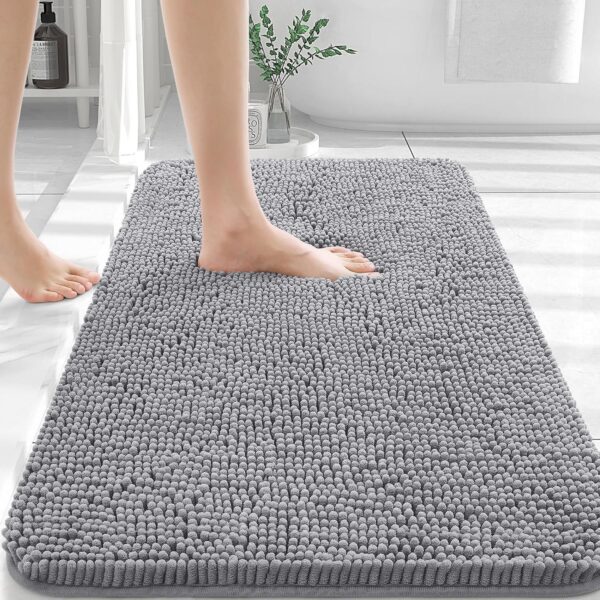 OLANLY Bathroom Rugs 30x20, Extra Soft Absorbent Chenille Ba... OLANLY Bathroom Rugs 30x20, Extra Soft Absorbent Chenille Ba...