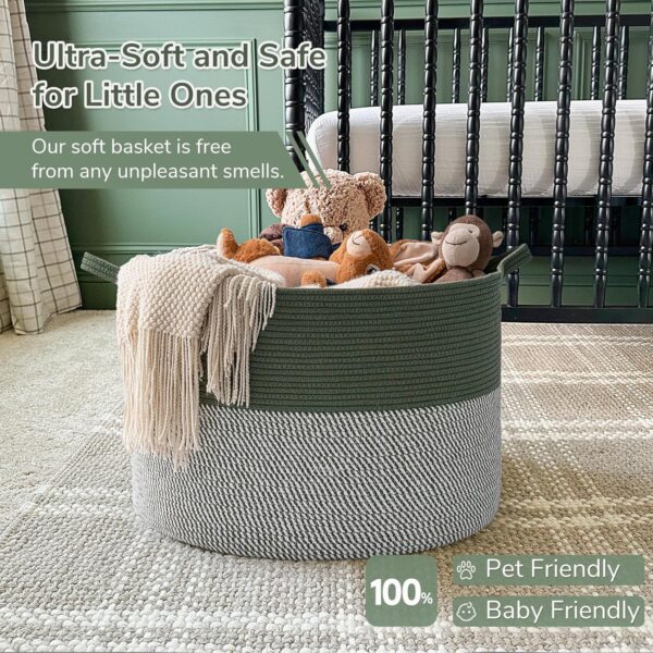 91TEgkrCi2L._AC_SL1500_.jpg INDRESSME Large Laundry Storage Basket, 21.7 x 13.8 Blanket ...