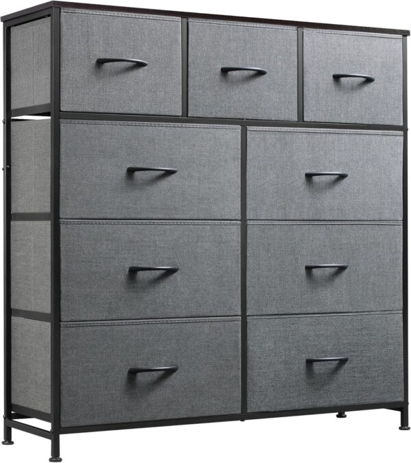WLIVE 9-Drawer Dresser, Fabric Storage Tower for Bedroom, Ha... WLIVE 9-Drawer Dresser, Fabric Storage Tower for Bedroom, Ha...
