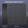 MoKo 400x300mm DIY PC Case Dust Mesh Filter, [2 Pack] PVC Du...