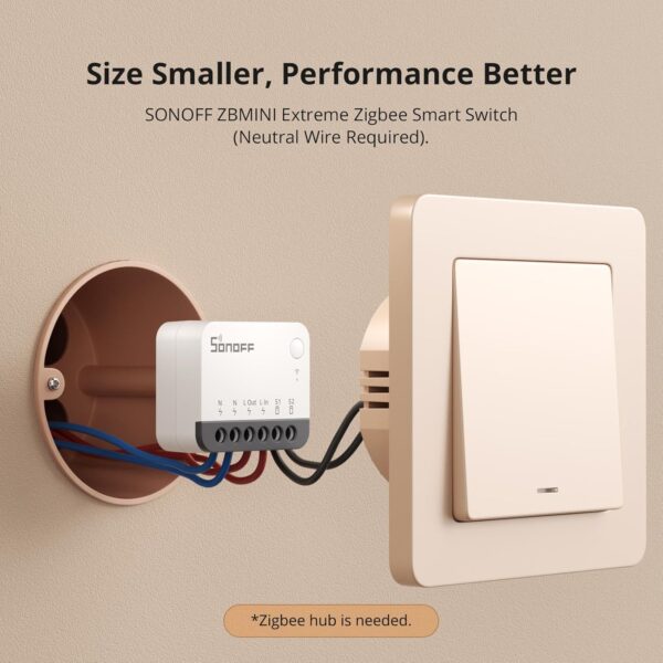 1746645614_81YyaA7G1tL._AC_SL1500_.jpg SONOFF ZigBee Smart Light Switch, SONOFF Zigbee Hub Required...