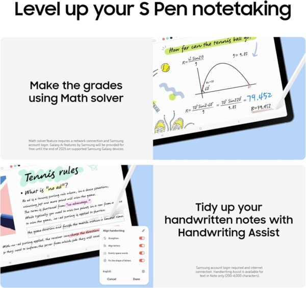 1748178182_71MYCZPylL._AC_SL1500_.jpg SAMSUNG Galaxy Tab S10 FE 128GB WiFi Android Tablet, Large D...