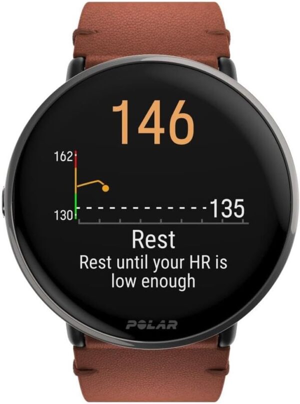 POLAR Ignite 3 Series Titanium Fitness Tracking Smartwatch w...