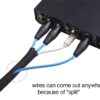 51CXug1AZNL._AC_SL1000_.jpg Alex Tech 10ft - 1/2 inch Cord Protector Wire Loom Tubing Ca...