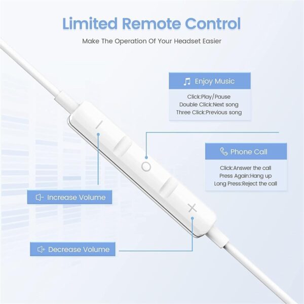 51IYEkJhYOL._AC_SL1200_.jpg 2 Packs- Wired Headphones for iPhone Earbuds Built-in Microp...