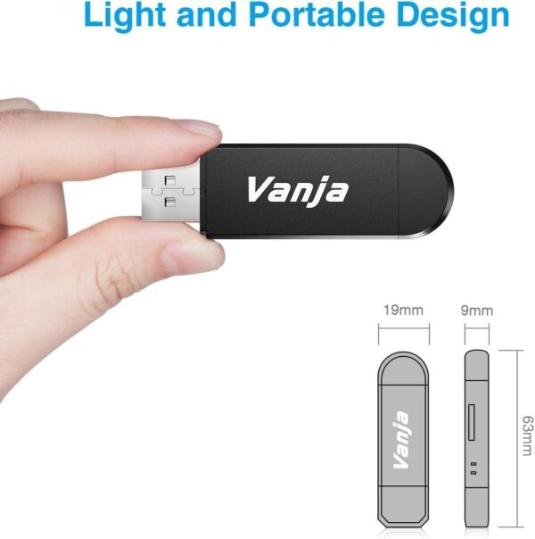 Vanja SD Card Reader, Micro USB to Micro SD Card Reader Adap...