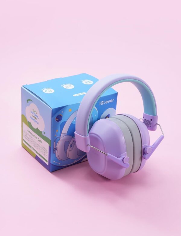 iClever Noise Cancelling Headphones for Kids, SNR 29dB Safet...