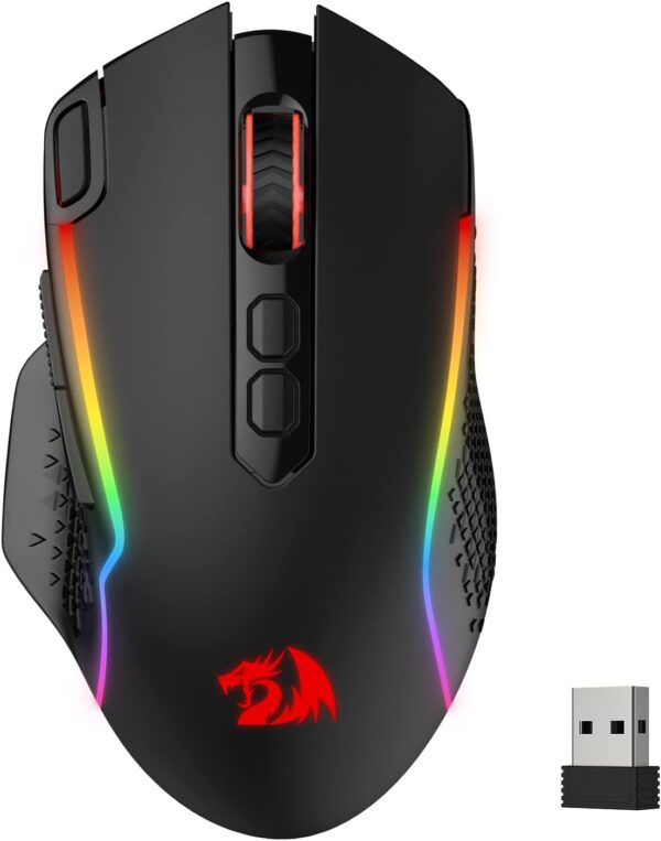 Redragon M810 Pro Wireless Gaming Mouse, 10000 DPI Wired/Wir... Redragon M810 Pro Wireless Gaming Mouse, 10000 DPI Wired/Wir...