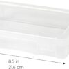IRIS USA Pencil Case Box Storage Container for Organizing wi...