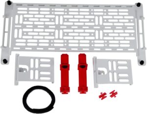 On-Q AC1050-EMK Mounting Plate, White/Red