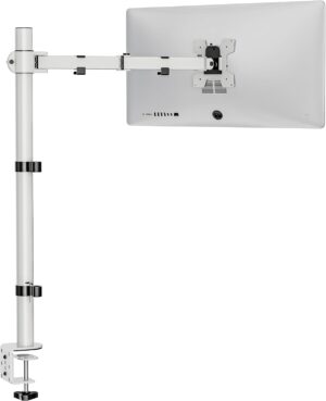WALI Tall Monitor Stand Desk Mount, Single Extra Tall Monito... WALI Tall Monitor Stand Desk Mount, Single Extra Tall Monito...