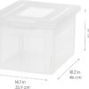 51slB9Sz-zL._AC_SL1500_.jpg IRIS USA File Box, Plastic File Organizer with Lids for Lett...