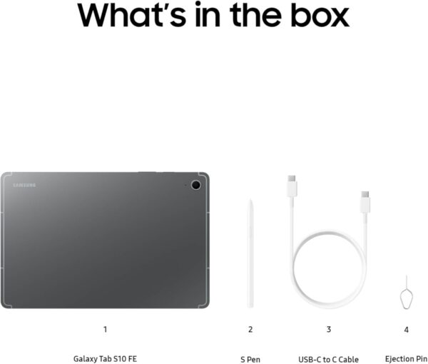 61PvsIjb6L._AC_SL1500_.jpg SAMSUNG Galaxy Tab S10 FE 128GB WiFi Android Tablet, Large D...