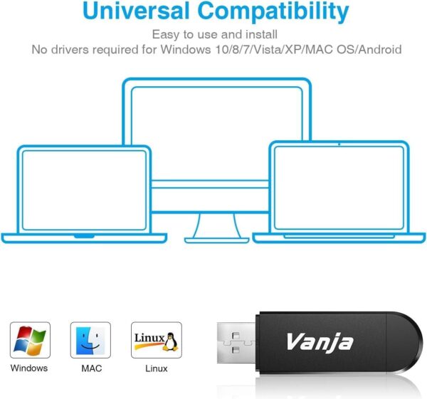 Vanja SD Card Reader, Micro USB to Micro SD Card Reader Adap...
