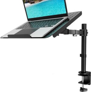 WALI Laptop Tray Desk Mount for 1 Laptop Notebook up WALI Laptop Tray Desk Mount for 1 Laptop Notebook up to 17 i...