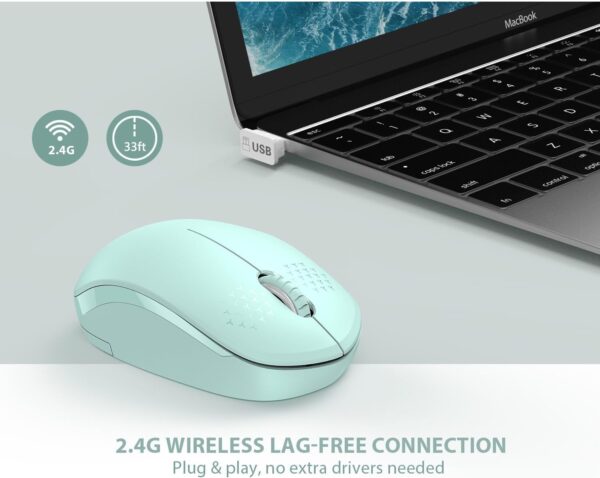 611gc7zadL._AC_SL1500_.jpg seenda Wireless Mouse, 2.4G Noiseless Mouse with USB Receive...