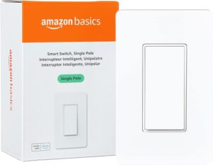 Amazon Basics Smart Switch, Single Pole, Works with Alexa On... Amazon Basics Smart Switch, Single Pole, Works with Alexa On...