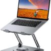 Laptop Stand for Desk, Adjustable Computer Stand with 360° R... Laptop Stand for Desk, Adjustable Computer Stand with 360° R...