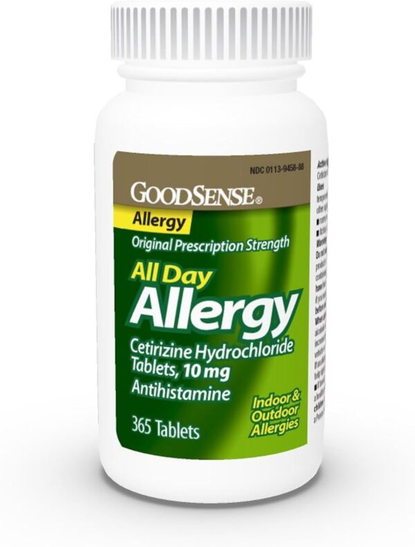 619u9s-6UlL._AC_SL1500_.jpg GoodSense All Day Allergy, Cetirizine Hydrochloride Tablets,...