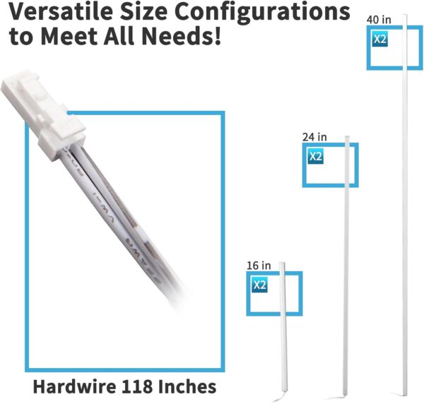 61AU-fqB5aL._AC_SL1500_.jpg Art3d LED Recessed Lighting Kit - 6pcs Self-adhesive White L...