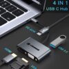 61B9pwfVcFL._AC_SL1500_.jpg VIENON USB C to HDMI VGA Adapter for Dual Monitor, 4 in 1 US...