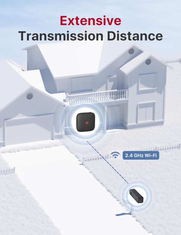 61BzIWlfsLL._AC_SL1500_.jpg X-Sense Smart Mailbox Alarm, Wireless Long Range Mailbox Ale...