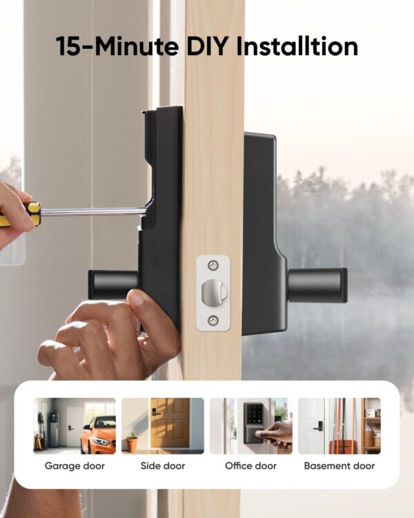 61EAbPbiD8L._AC_SL1500_.jpg eufy Smart Lock C33, Keyless Fingerprint Door Lock with Hand...