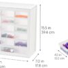 IRIS USA Plastic Drawer Storage Organizer, 24-Drawer Teacher...