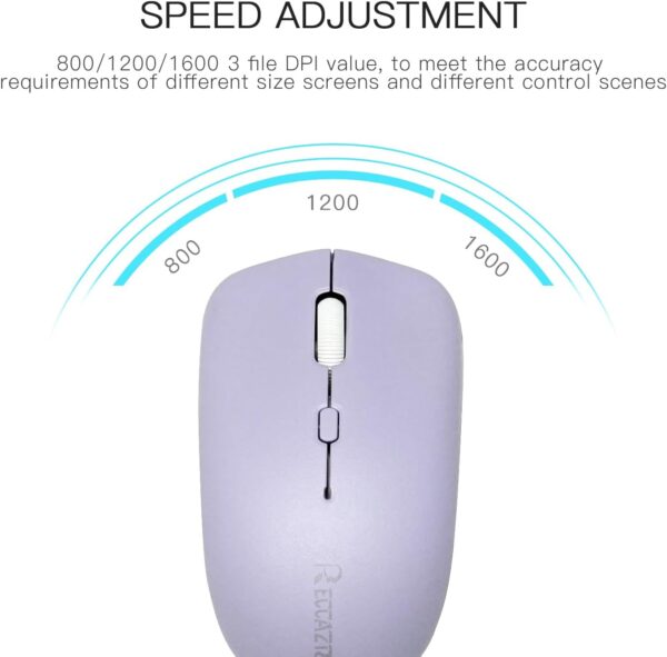 61H2oGl8lhL._AC_SL1500_.jpg Wireless Keyboard and Mouse Combo, Full-Sized Wireless Keybo...