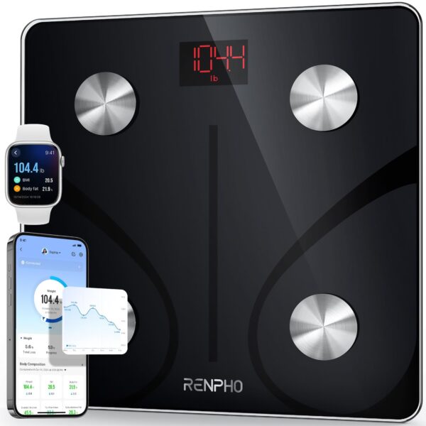 RENPHO Smart Scale for Body Weight, FSA HSA Eligible, Digita...