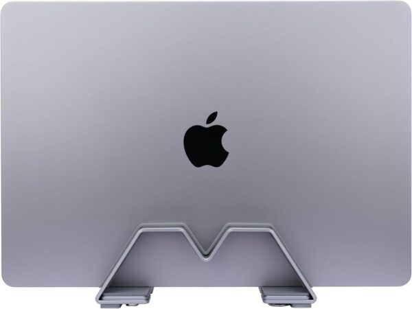 61HbFHLpENL._AC_SL1500_.jpg Adjustable Vertical Laptop Stand - Aluminum, Universal Fit f...