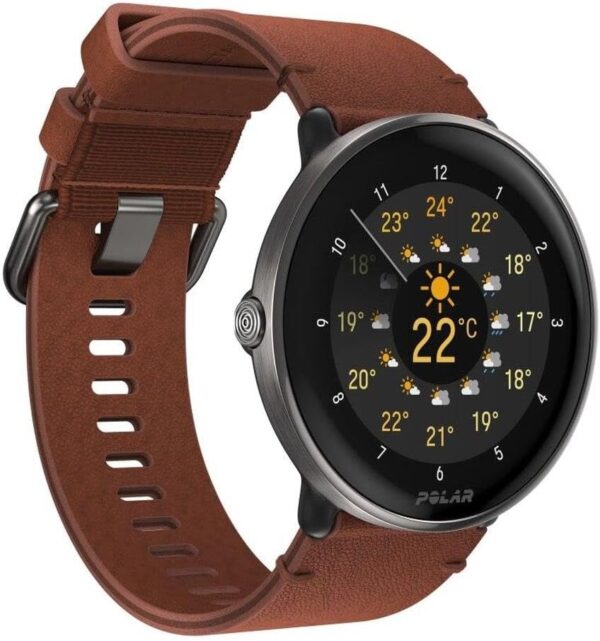 POLAR Ignite 3 Series Titanium Fitness Tracking Smartwatch w...