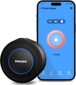 Philips Wi-Fi Smart Lock, Turn Your Existing Deadbolt into S... Philips Wi-Fi Smart Lock, Turn Your Existing Deadbolt into S...