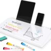 DOLLAR BOSS Glass Desk Whiteboard Small Dry Erase Board Desk... DOLLAR BOSS Glass Desk Whiteboard Small Dry Erase Board Desk...