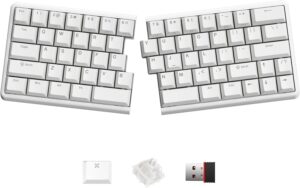 Wireless Ergonomic Split Mechanical Keyboard - Linear, Hot-S... Wireless Ergonomic Split Mechanical Keyboard - Linear, Hot-S...