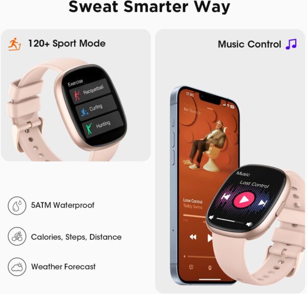 Smart Watches for Women Fitness Gifts: Fitness Tracker with ...