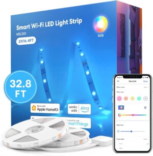 meross Smart LED Strip Lights, 32.8ft WiFi RGB Strip, Works meross Smart LED Strip Lights, 32.8ft WiFi RGB Strip, Works ...