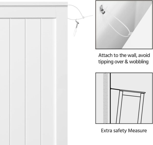 61OkdnTr-qL._AC_SL1500_.jpg Yaheetech Wooden Floor Cabinet, Side Storage Organizer with ...