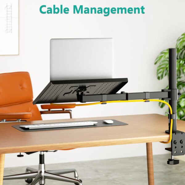 61PZ-PqIkmL._AC_SL1500_.jpg WALI Laptop Tray Desk Mount for 1 Laptop Notebook up to 17 i...