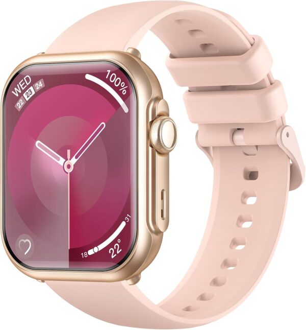 Smart Watches for Men Women: Smart Watch with 1000mAh 100 Da...