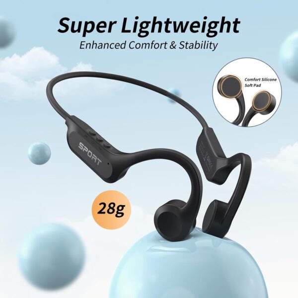 61SAUsbiOIL._AC_SL1500_.jpg CXK Bone Conduction Headphones Bluetooth 5.3 Open Ear Headph...